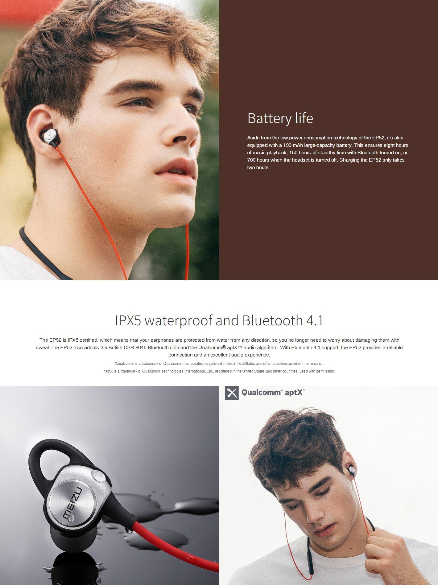 Meizu Ep52 Sports Bluetooth Earphones (15)