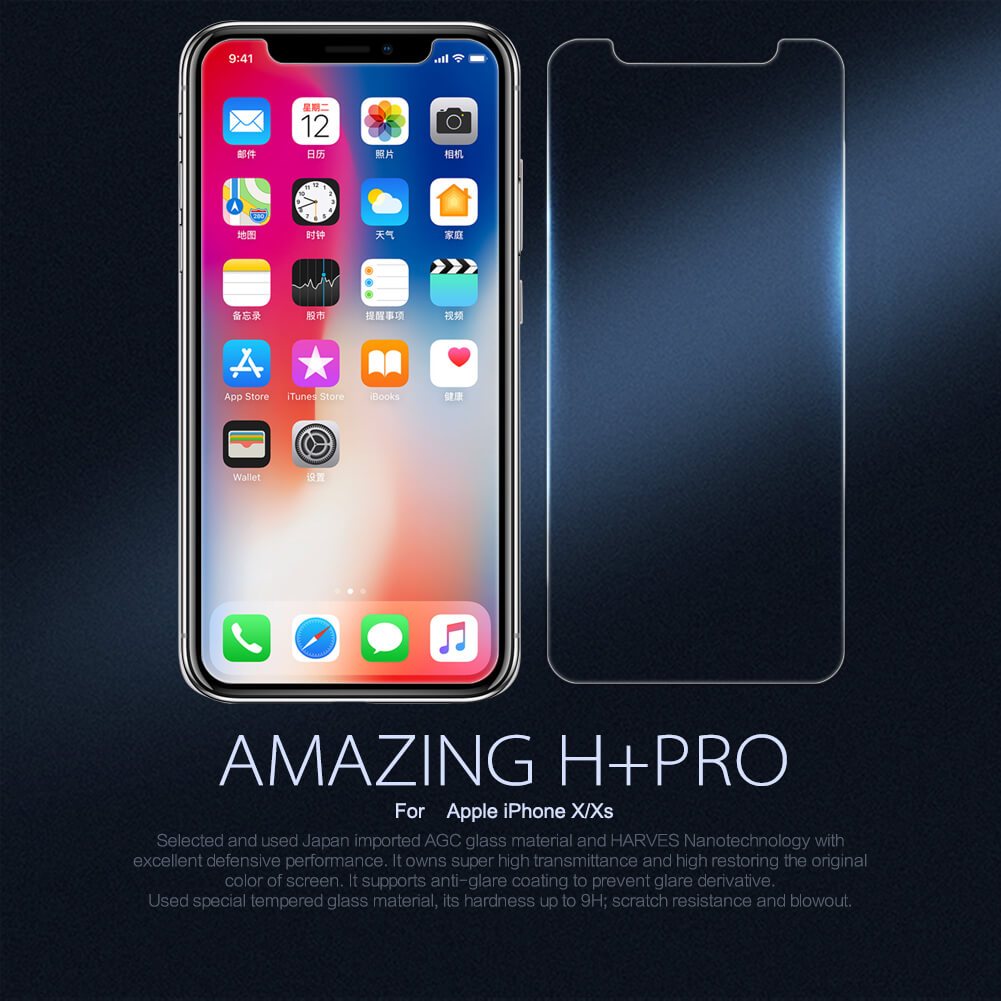 Nillkin Amazing H Pro Tempered Glass Screen Protector For Apple Iphone Xs Iphone X (12)