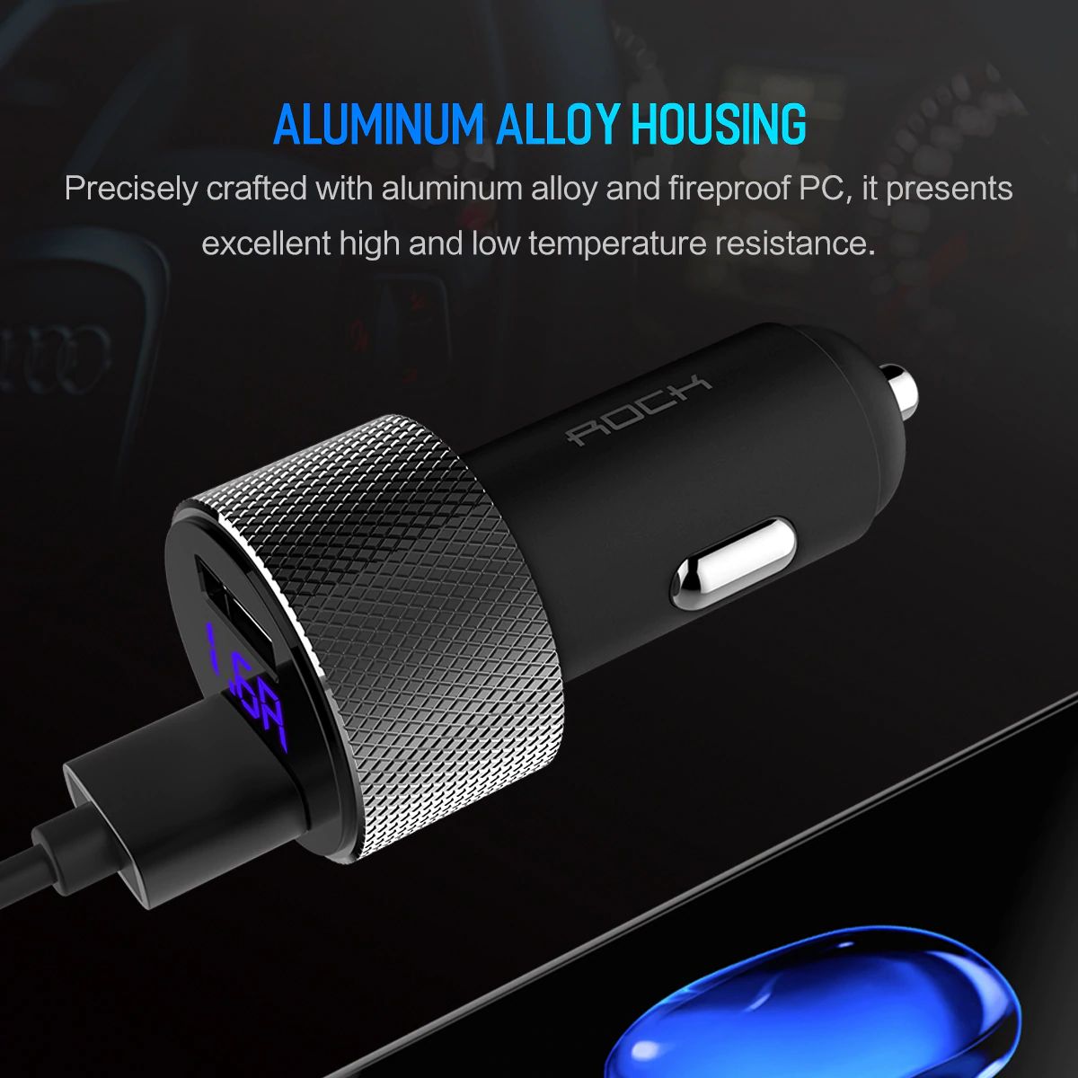 Rock Sitor Car Charger With Digital Display (16)