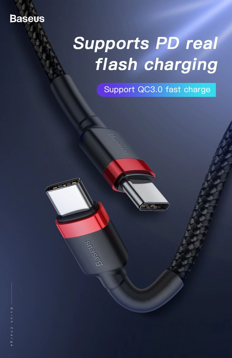 Baseus Usb Type C To Usb C Pd Quick Charge Cable (13)
