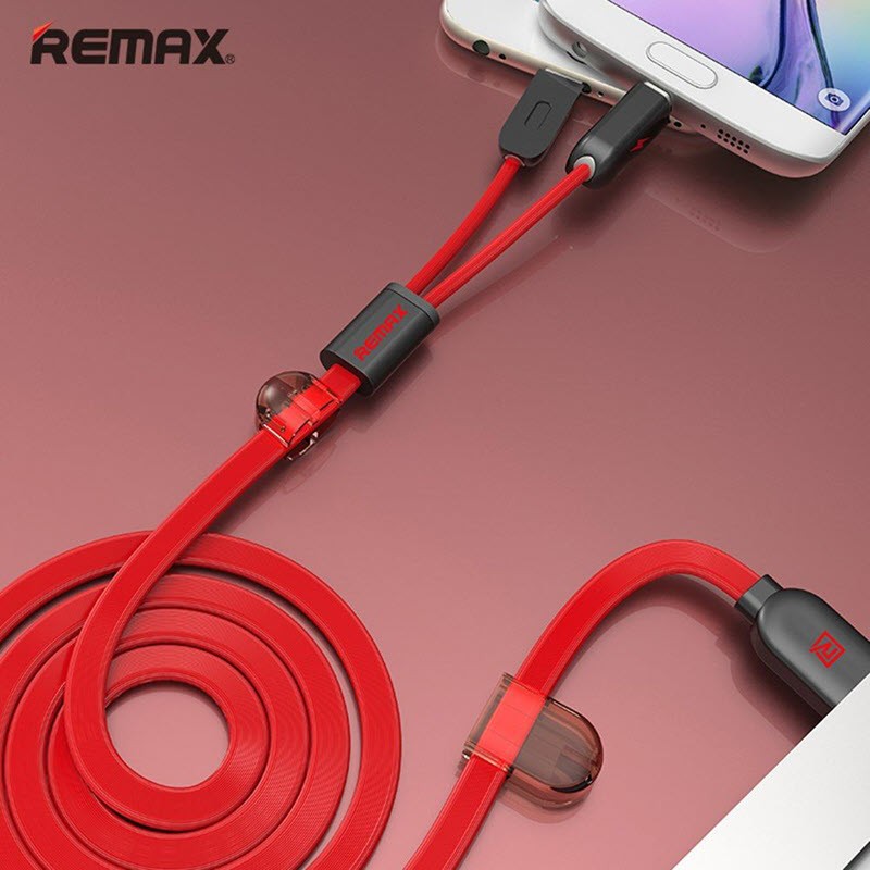 Remax Twins Series Rc 025t Cable For Lightning Micro Usb (11)