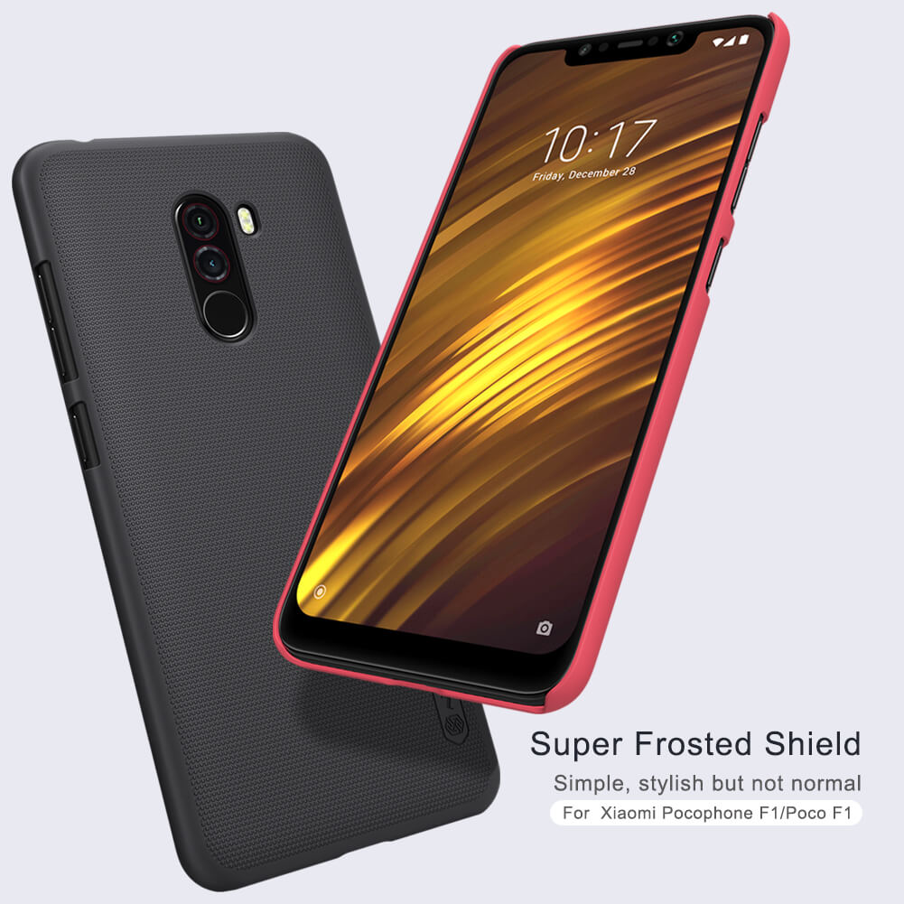 Xiaomi Poco F1 Nillkin Super Frosted Shield Matte Cover Case (1)