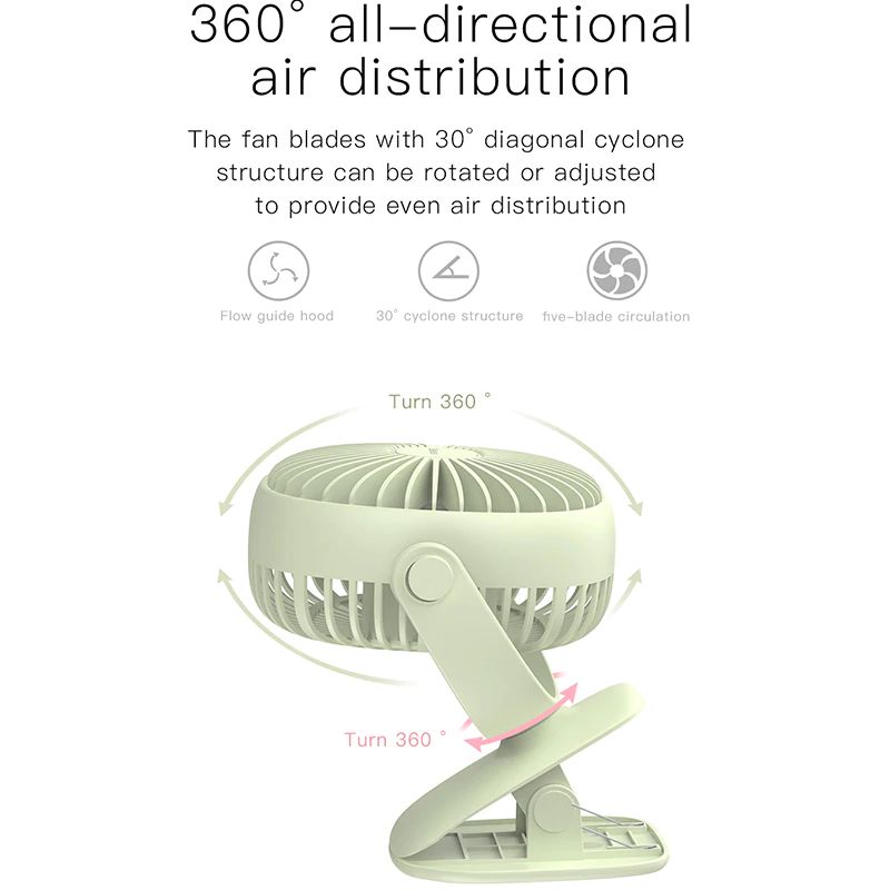 Baseus 2000mah Rechargeable Cooling Fan (7)
