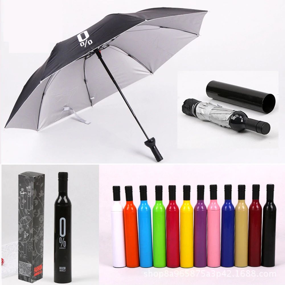 Deco Wine Bottle Umbrella (3)