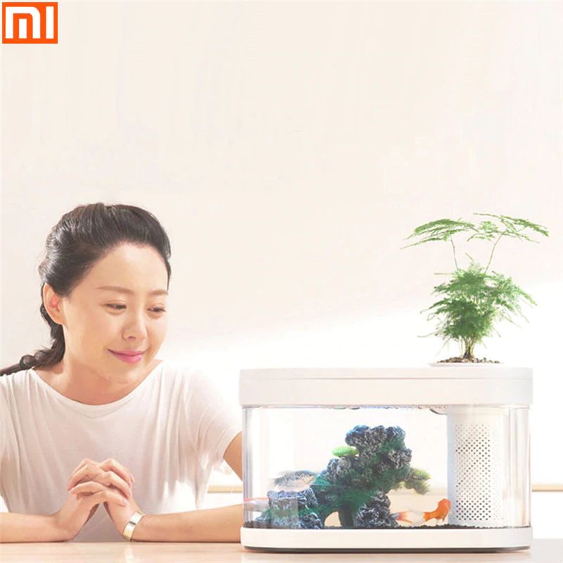 Xiaomi Geometry Fish Tank Transparent Aquarium (6)