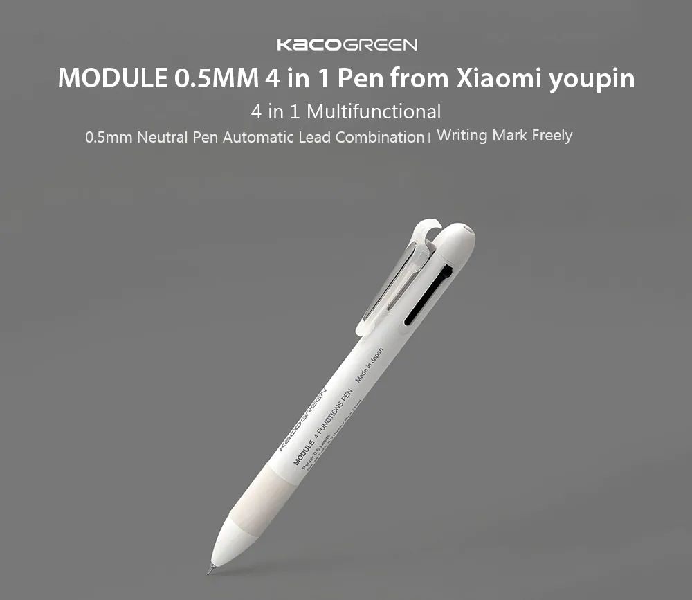 Xiaomi Kaco 4 In 1 Multifunction Pens 3 Color And Mechanical Pencil (2)