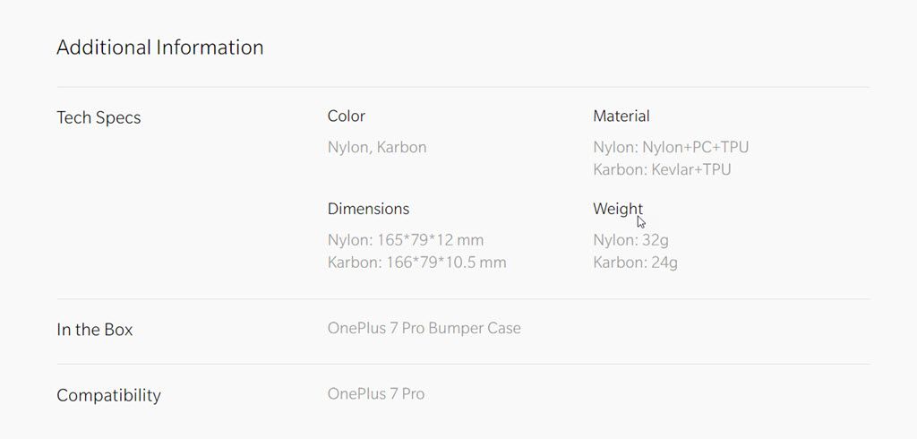 Oneplus 7 Pro Nylon Bumper Case (3)