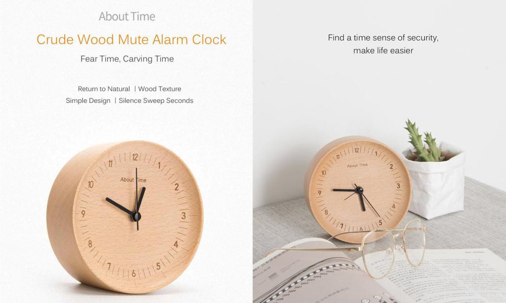 Xiaomi About Time Wooden Desktop Table Clocks (5)