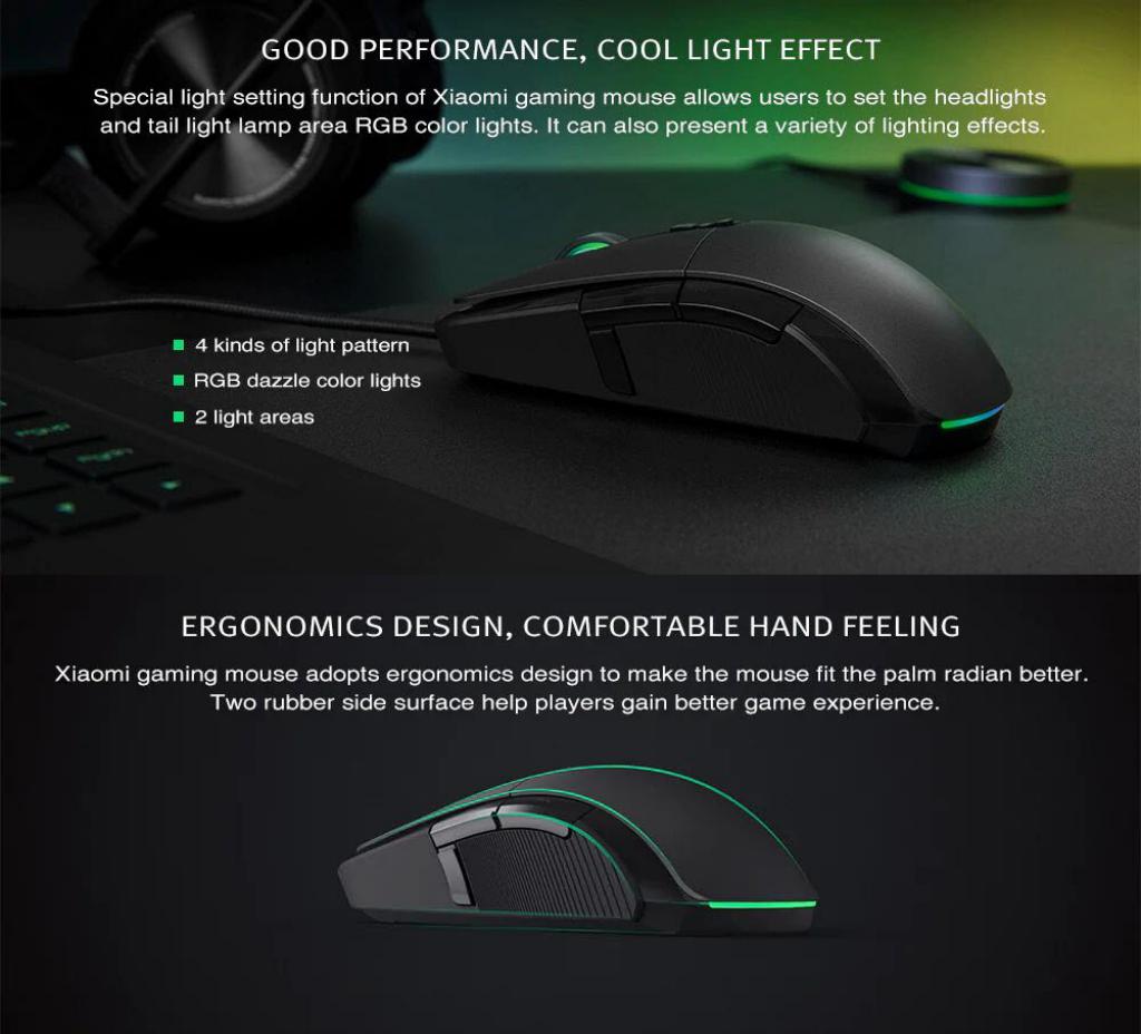 Xiaomi Wired Wireless Gaming Mouse With Rgb Lights (8)