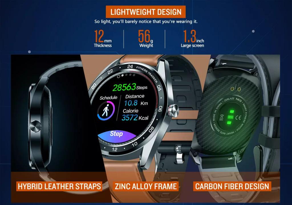 Zeblaze Neo Full Round Touch Screen Smartwatch (3)
