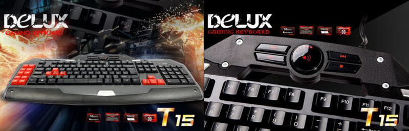 Delux T15 Led Backlit Gaming Keyboard (4)