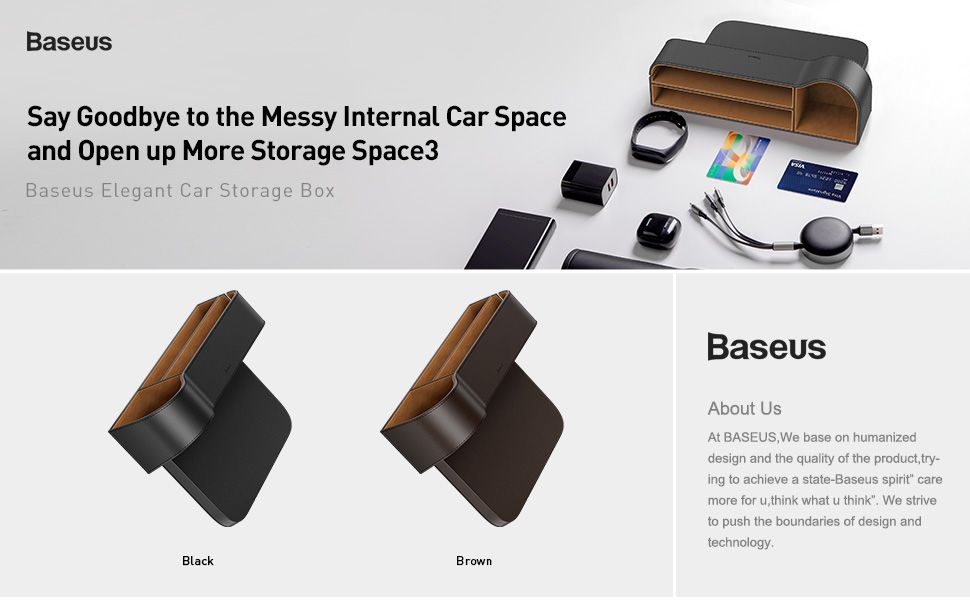 Baseus Elegant Car Storage Box (2)