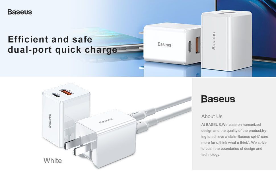 Baseus 18w Pd Quick Type C Charger For Macbook Pro Air Iphone Ipad Pro (3)