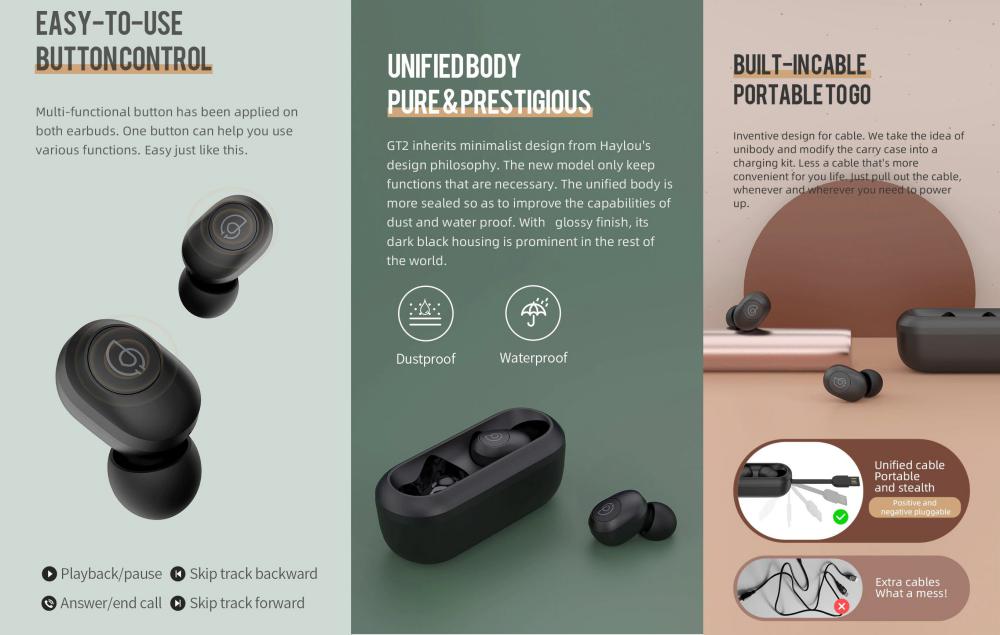 Haylou Gt2 Truly Wireless Earbuds (1)