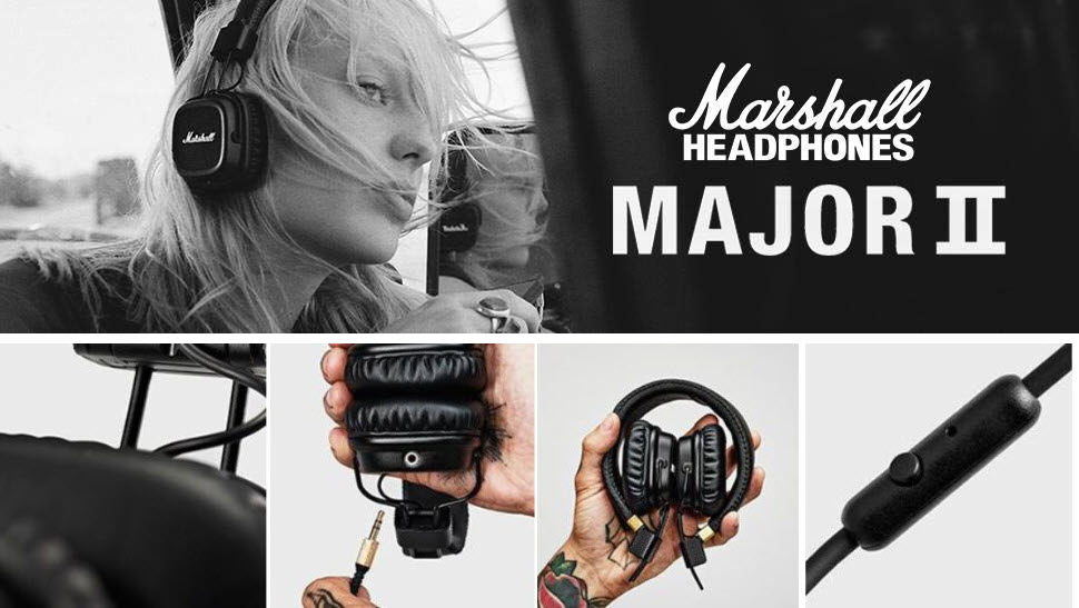 Marshall Major Ii Bluetooth Wireless Headphones (1)