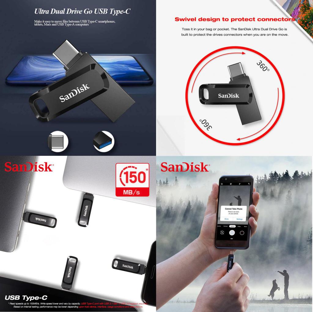 Sandisk Dual Drive Go USB Type-C (64 GB)