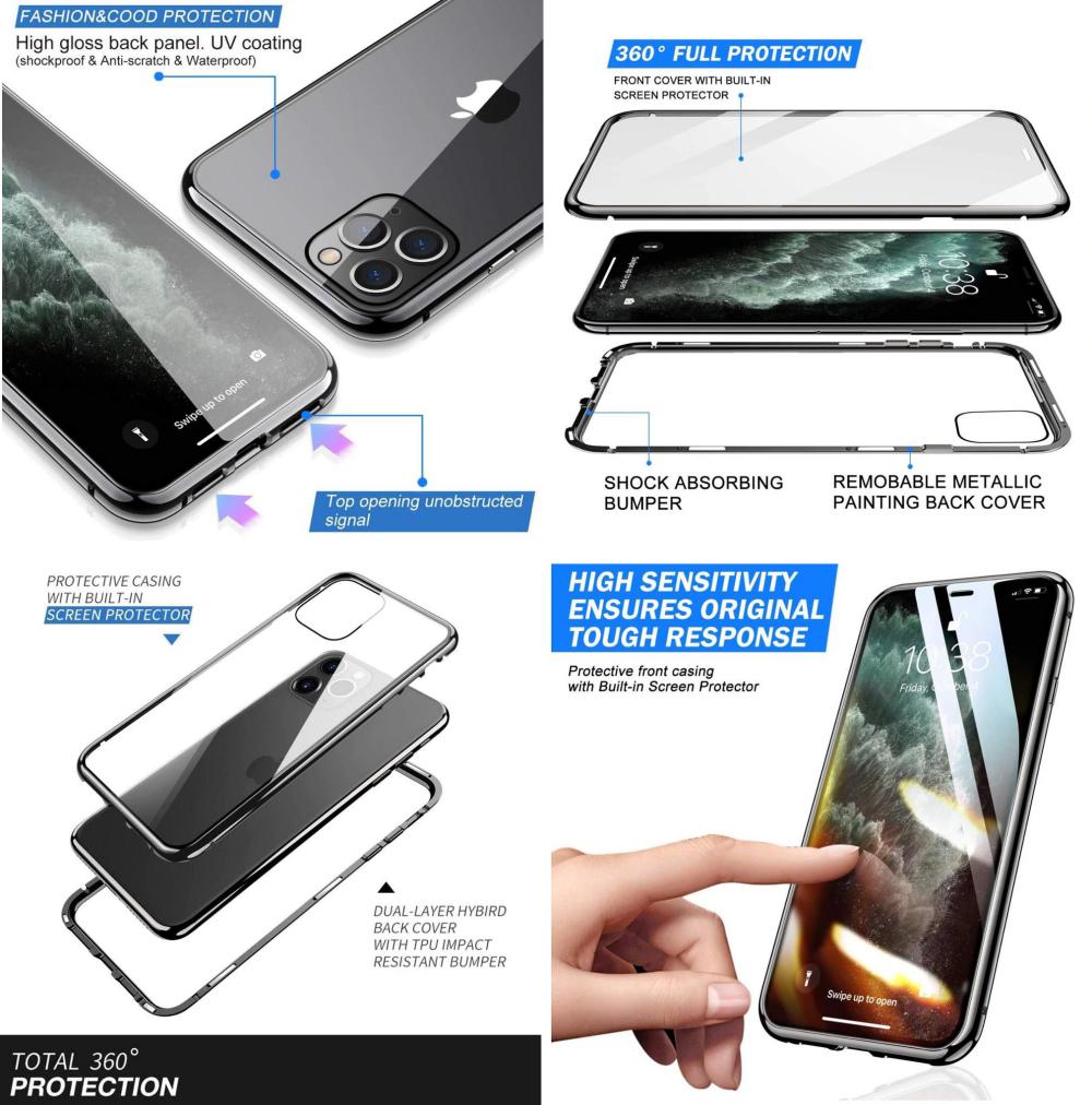 Magnetic Adsorption Case For Iphone 11 (1)