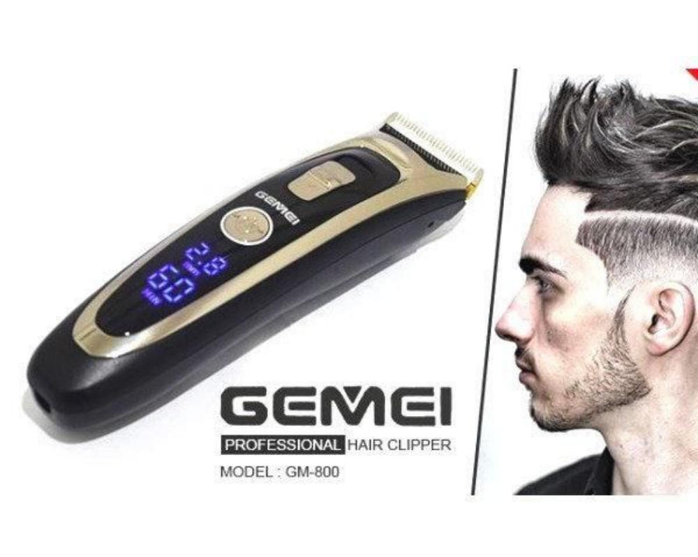 Gemei Gm 800 Rechargeable Hair Trimmer With Digital Display (2)