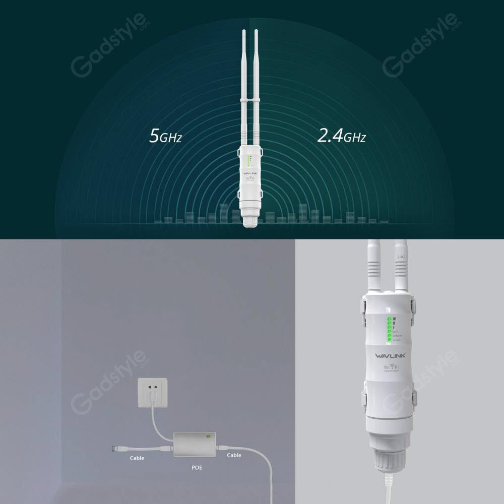 Wavlink Ac600 Dual Band Wireless Router With High Gain Antennas (2)