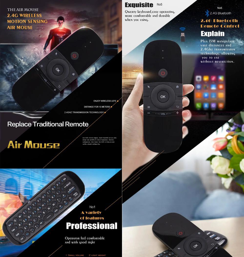 Air Mouse 2 4g Wireless Keyboard Ir Remote (2)