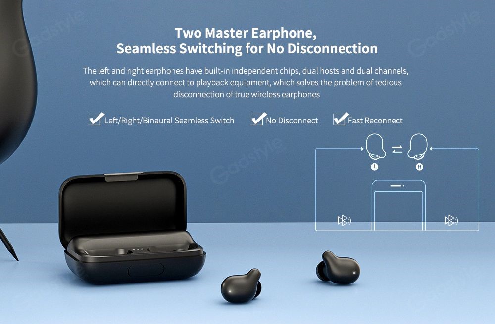 Haylou T15 2200mah Touch Control Wireless Earbuds (5)