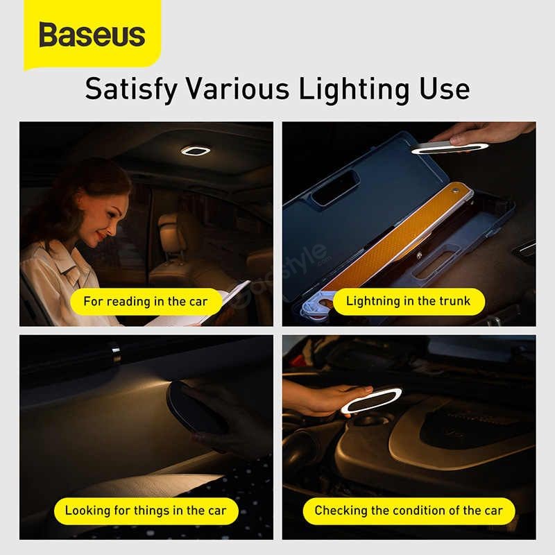 Baseus Car Interior Light Reading Lamp Rechargeable Car Ceiling Lamp (6)