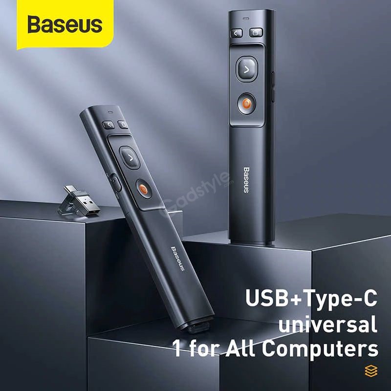 Baseus Orange Dot Bluetooth Wireless Presenter Laser Pointer (6)