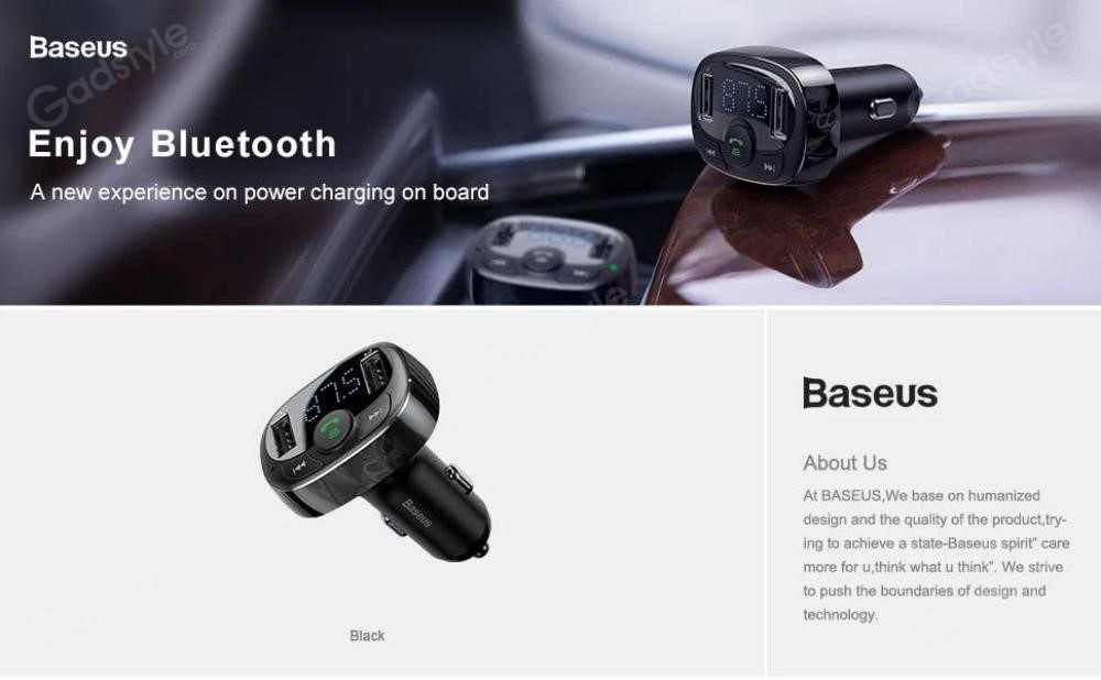 Baseus S 09a T Typed Usb Bluetooth Mp3 Car Charger (1)