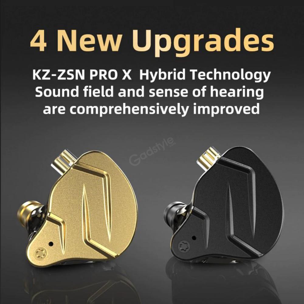 Kz Zsn Pro X Dual Driver 1ba1dd Hybrid Metal Earphones (8)