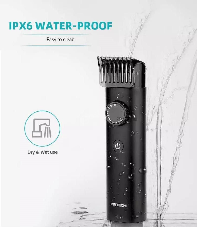 Pritech Pr 2388 Beard Trimmer Ipx6 Waterproof Rechargeable (4)
