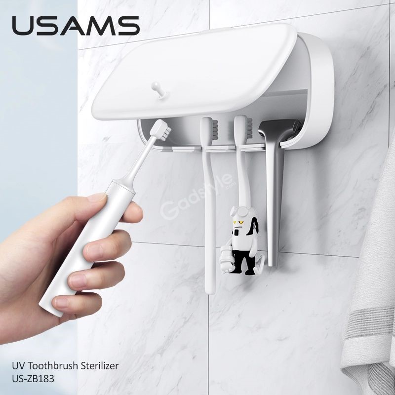 Usams Uv Toothbrush Sterilizer With Toothpaste Holder (1)