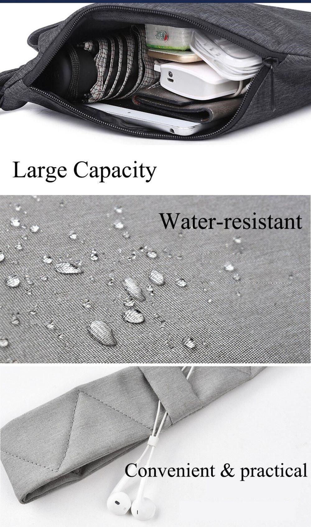Wiwu Cross Body Bag Water Proof Chest Travel Anti Theft Shoulder Bags (8)