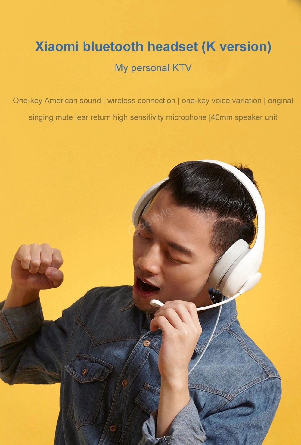 Xiaomi Ndz 18 Ai 40mm Speaker Wired Headphone With Microphone (3)