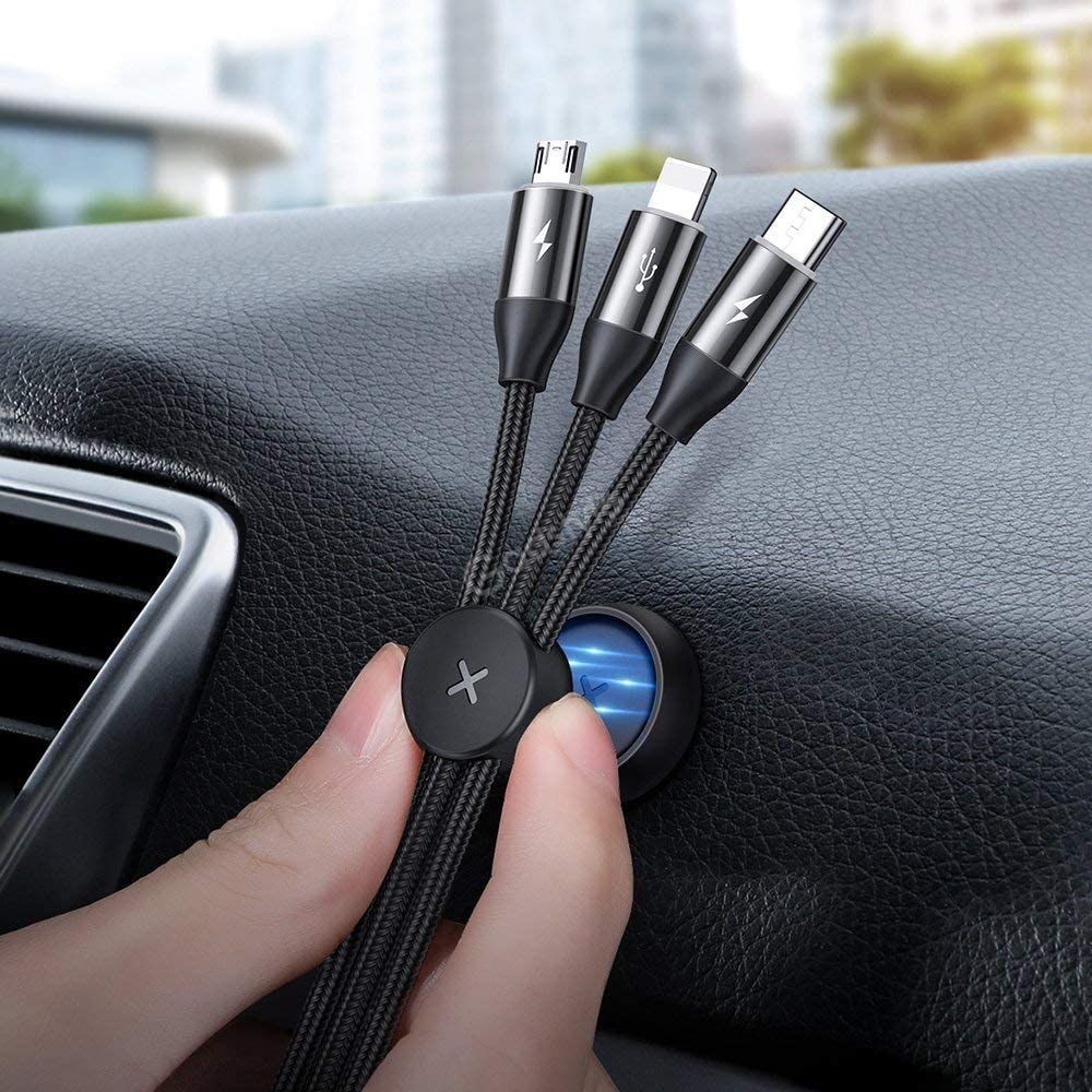 Baseus Car Co Sharing Cable For Micro Usb Usb C And Lightning Devices (3)