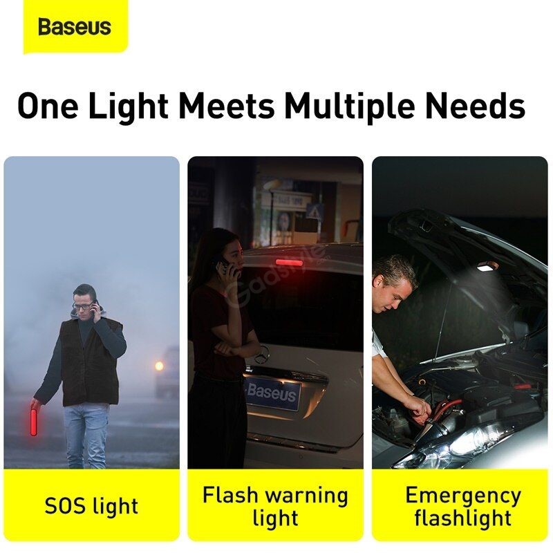 Baseus Solar Emergency Car Flashlight (4)