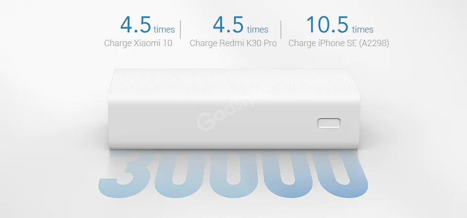 Xiaomi Power Bank 3 30000mah Pb3018zm 3 Usb Type C 18w Fast Charging Portable Mi Powerbank (4)