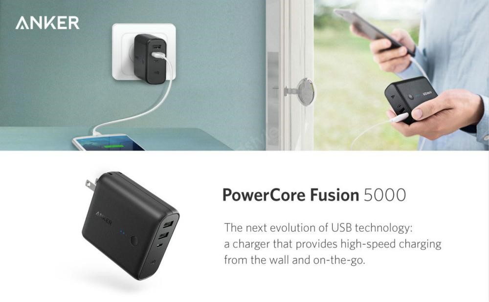 Anker Powercore Fusion 5000mah 2 In 1 Portable Wall Charger (4)