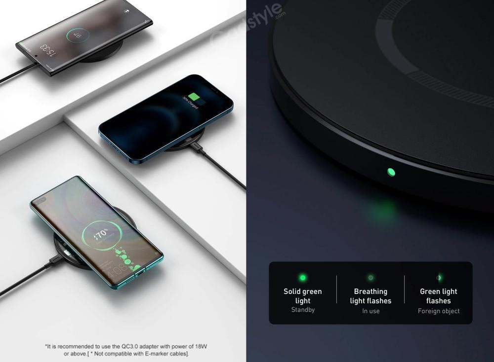 Baseus Magnetic Wireless Charger 15w (1)