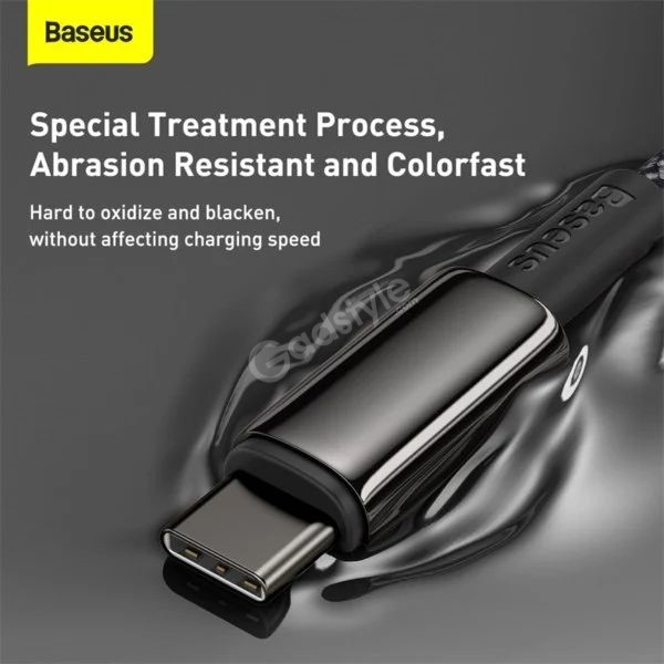 Baseus Type C To Type C 100w Tungsten Gold Fast Charging Data Cable (1)