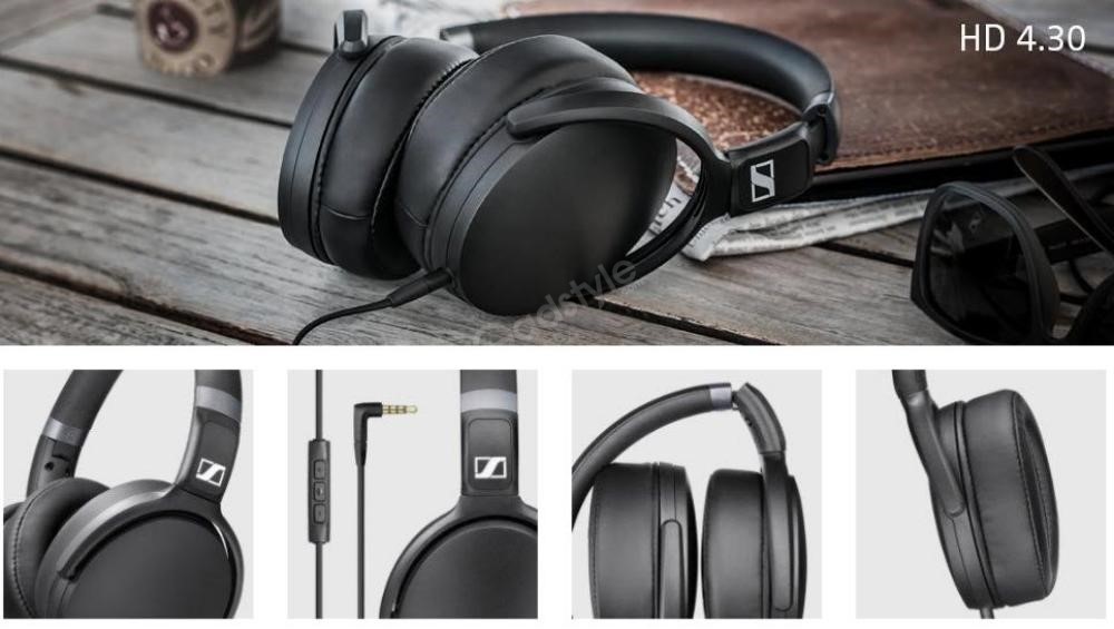Sennheiser Hd 4 30g Black Around Ear Headphones (4)