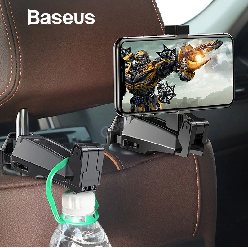 Baseus Back Seat Hook Car Mount Phone Holder (2)