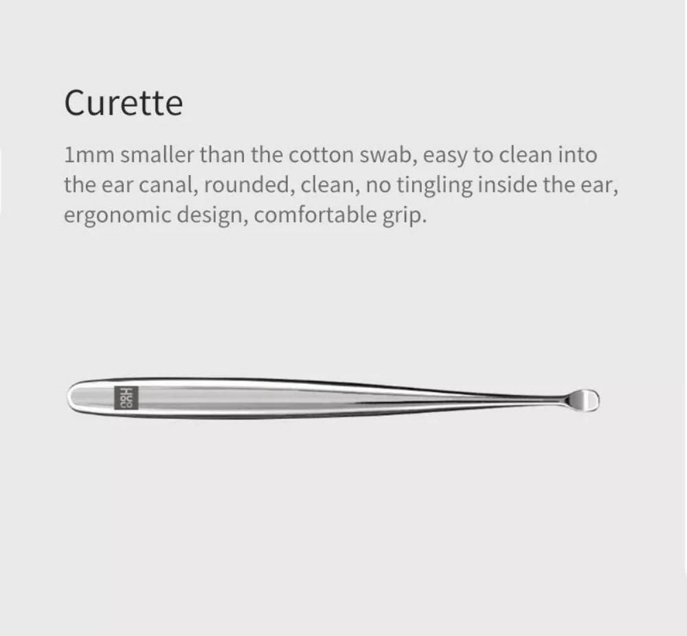 Huohou 5pcs Set Stainless Steel Nail Clipper Beauty Scissors Tweezer Curette ( (4)