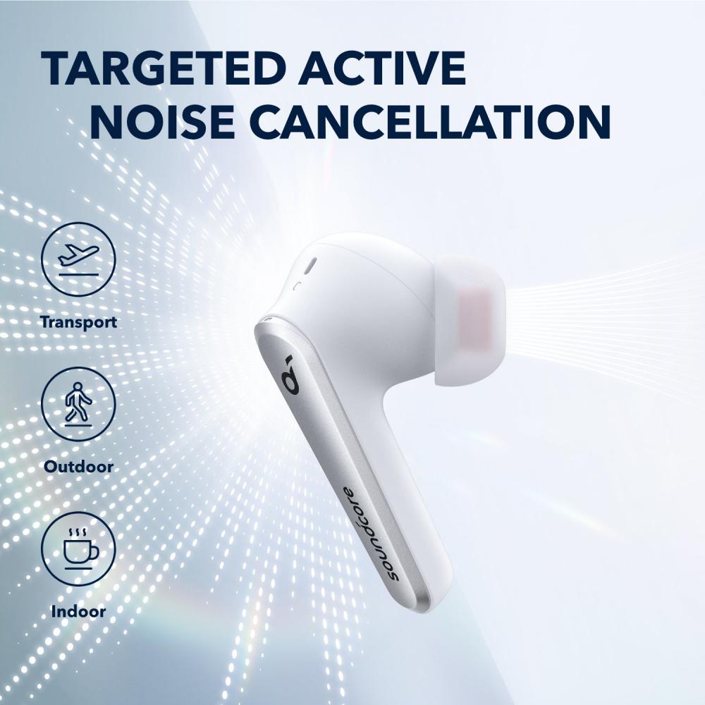Anker Liberty Air 2 Pro Active Noise Cancelling True Wireless Earbuds Titanium White (5)