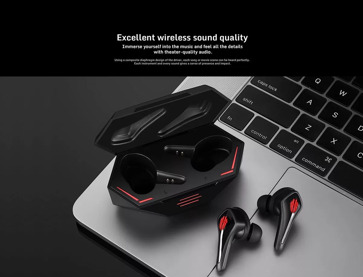 Nubia Red Magic Cyberpods Tws Gaming Earbuds (7)