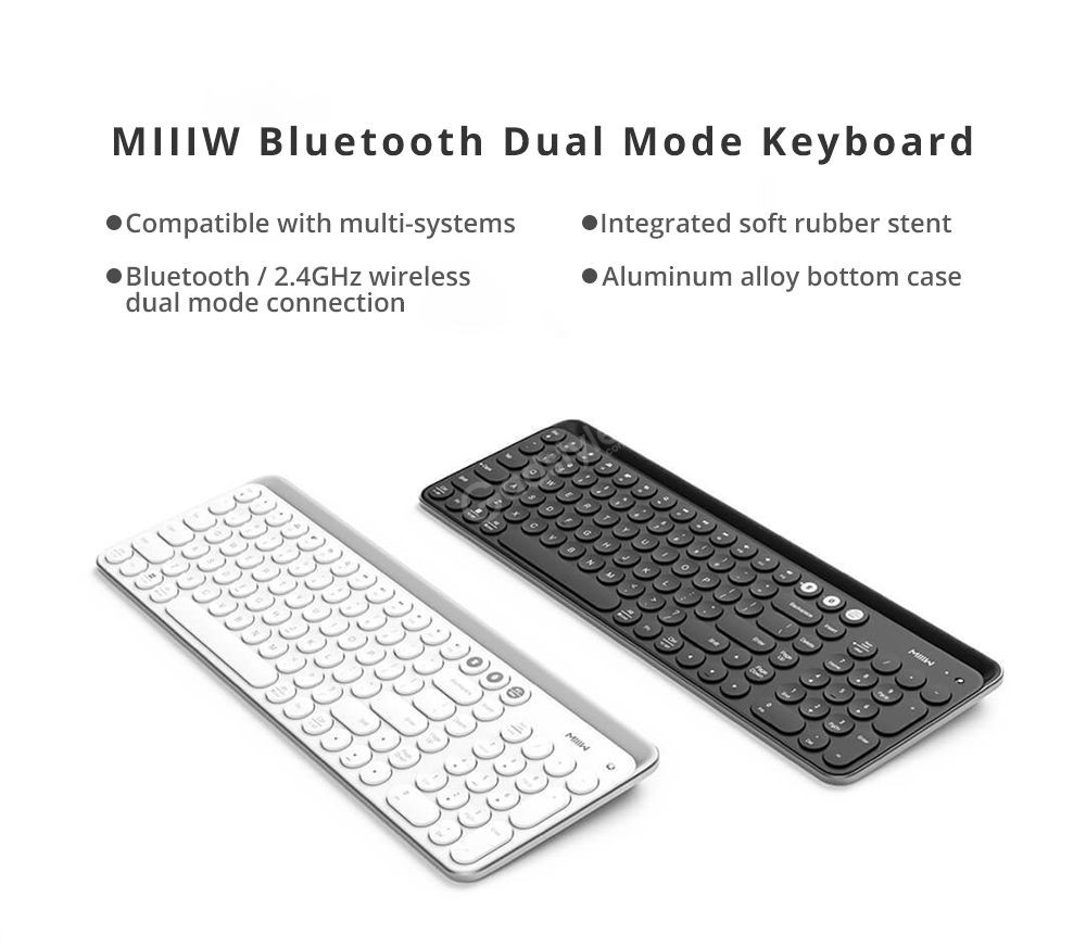 Xiaomi Miiiw Mini Bluetooth Dual Mode Keyboard 85 Keys (1)