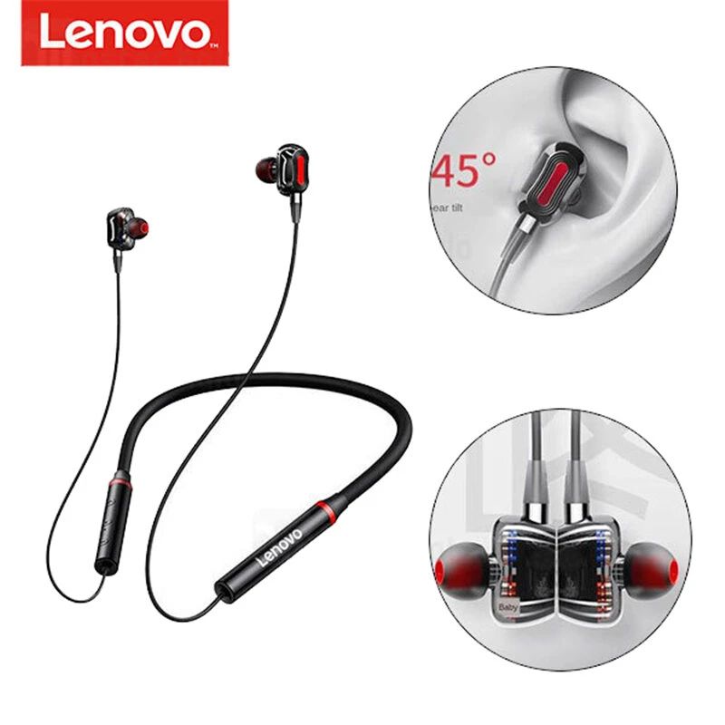 Lenovo He05 Pro Bluetooth 5 0 Earphone Dual Dynamic Driver Earphones (2)