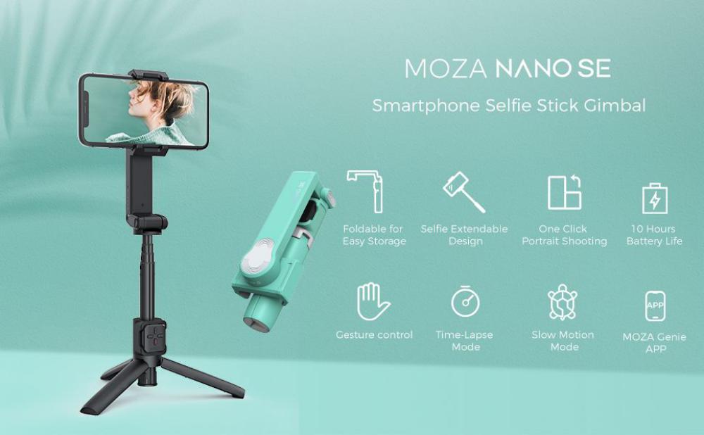 Moza Nano Se Selfie Stick With Extendable Gimbal For Smartphones (8)