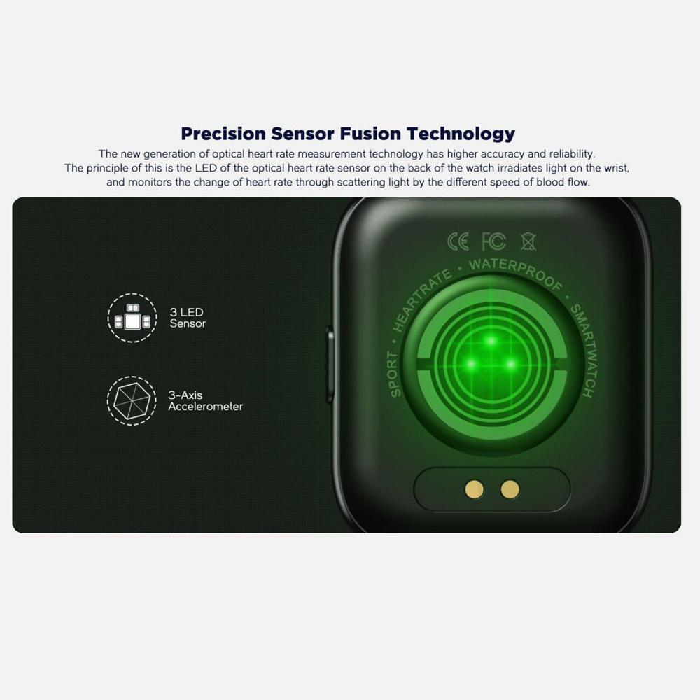 Zeblaze Gts Pro 1 65 Hd Color Touch Screen Health Fitness Smartwatch (3)
