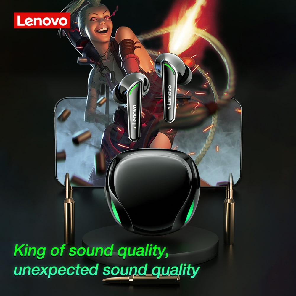 Lenovo Xt92 Gaming Earphones 65ms Low Latency (3)