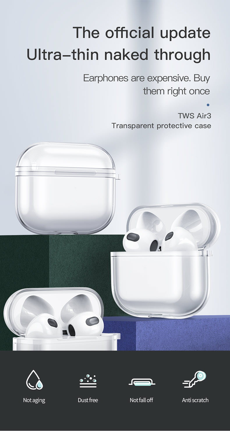 Totu Clear Transparent For Airpods Pro (2)